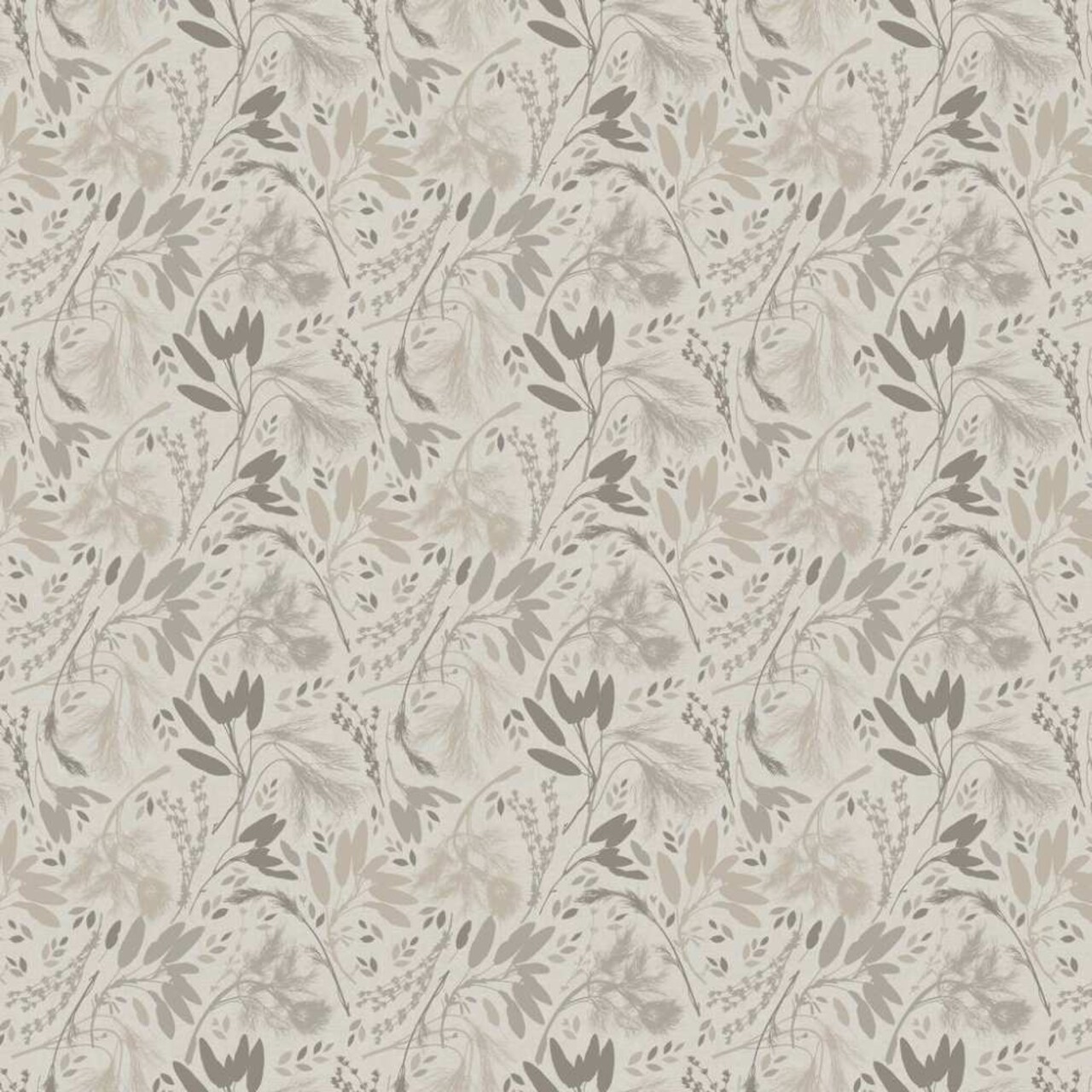 Fabric FIGO Sand Silhouettes Tranquility by the Quarter Yard 91142-14